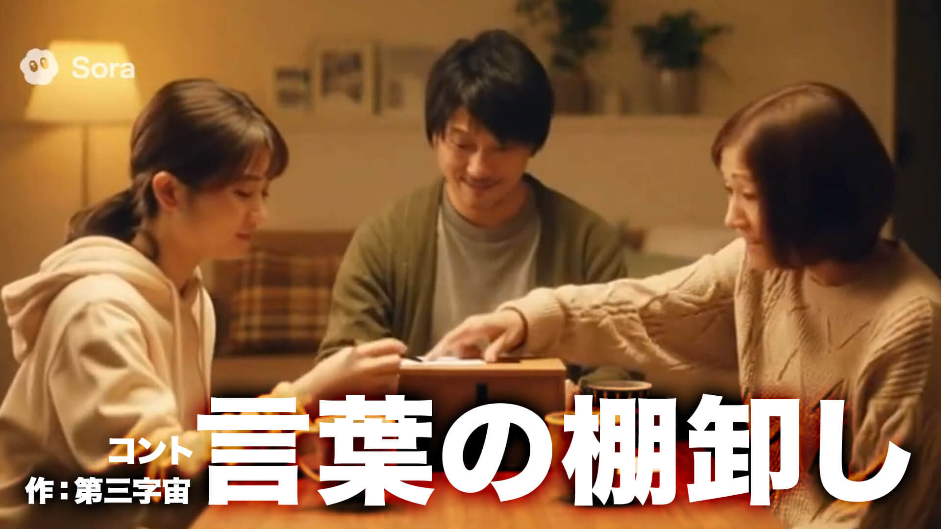 コント『言葉の棚卸し』 作：第三字宙