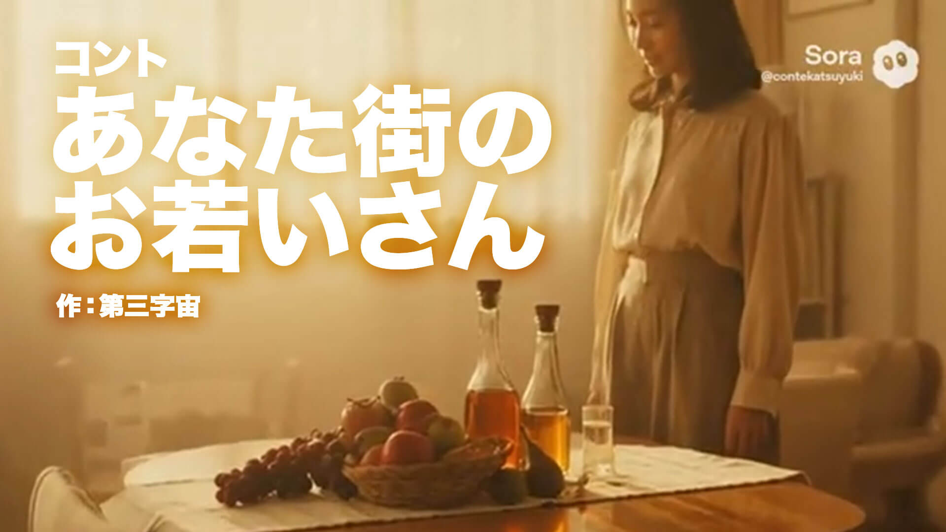 コント台本『あなた街のお若いさん』作：第三字宙