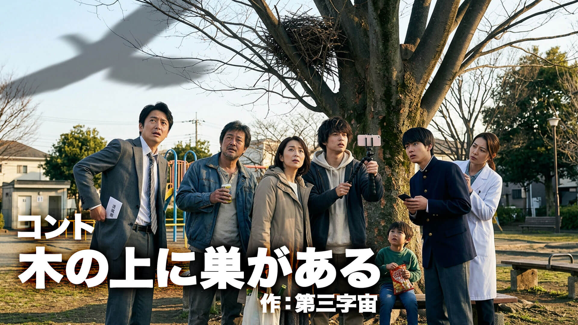 コント台本『木の上に巣がある』 作：第三字宙