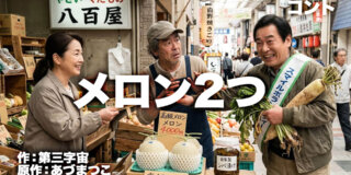 コント台本『メロン２つ』作：第三字宙 原作：あづまつこ